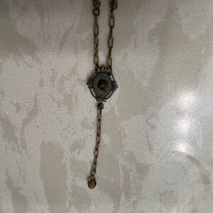 Vintage Bronze Pendant Necklace